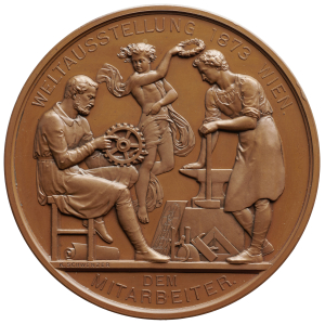 Wien: Preismedaille für die Weltausstellung 1873