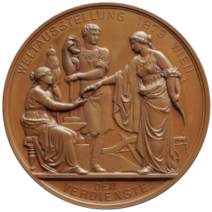 Wien: Preismedaille für die Weltausstellung 1873