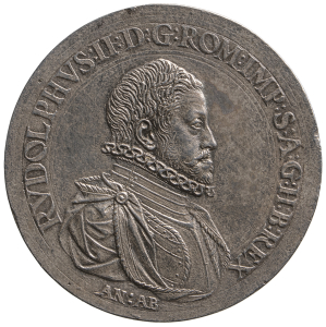 Haus Österreich: Kaiser Rudolf II. - Modell/Vorlagestück für einen Taler