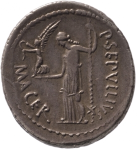 Röm. Republik:C. Iulius Caesar und P. Sepullius Macer